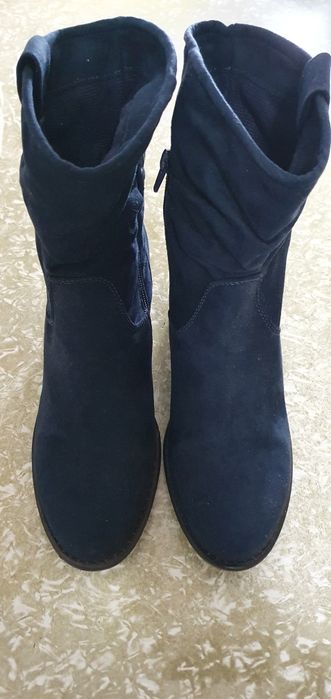 Cizme dama,piele intoarsa,masura 36.