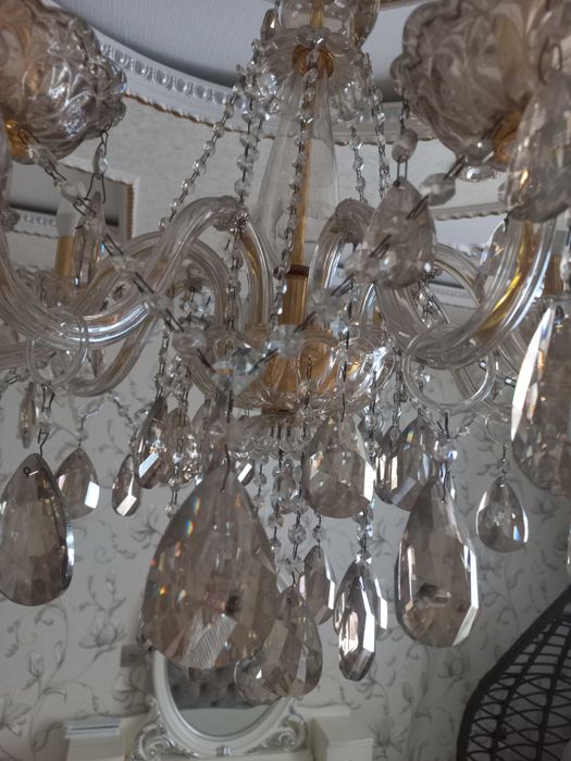 Люстра с хрустал.камнями