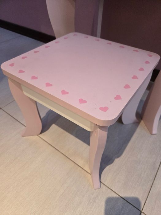 Детска тоалетка розова