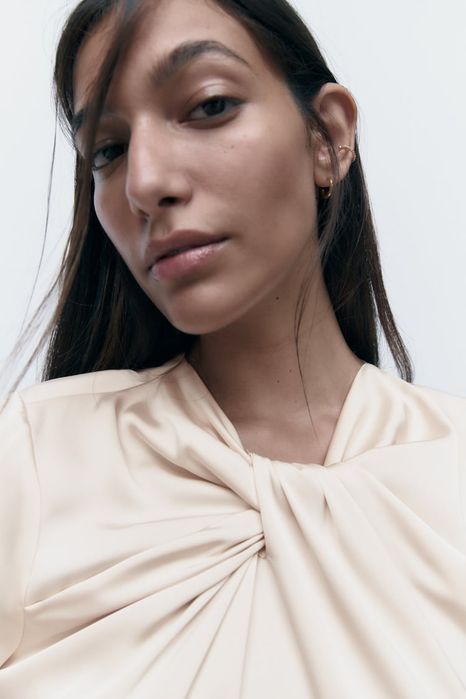 Rochie satinata Zara limited edition