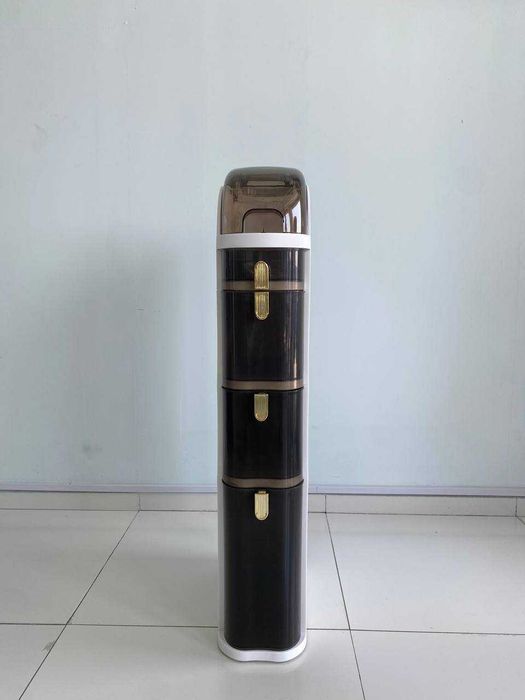 3 qavatli zamonaviy plastik shkaf, buyumlar saqlash uchun