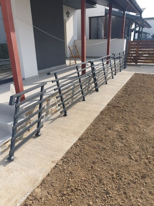 Vând balustrada metalica teava rectangulara