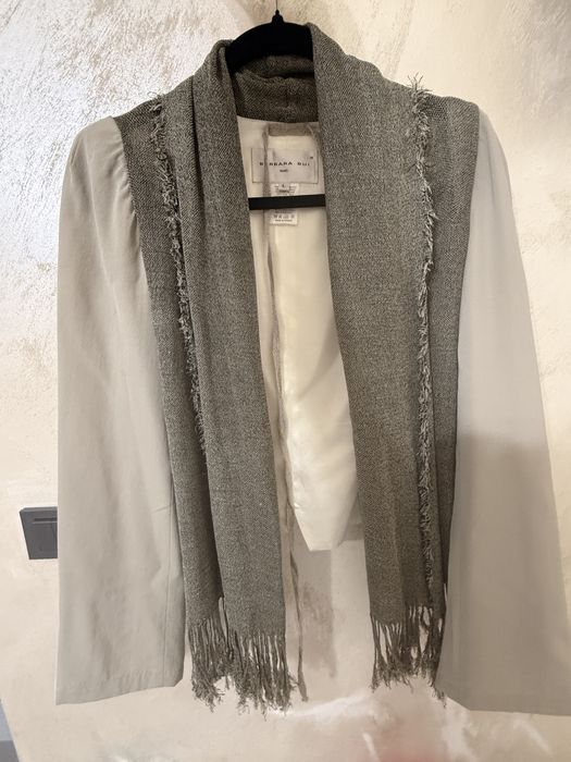 Sacou designer cu eșarfă din mătase – Barbara Bui Paris