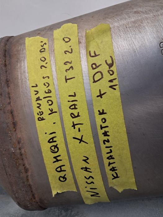 Катализатор ДРФ DPF Nissan Qashqai DCI  Nissan  X-Trail Renault Koleos