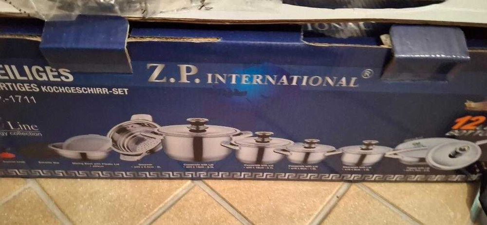 Swiss Cookware set- 17 teiliges Z.P.International ZP-1711 tipe
