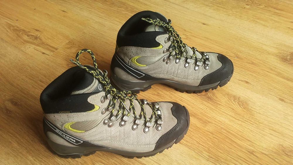 SCARPA KAILASH GORE-TEX Leather Boots EUR 36 1/2 / UK 3 2/3 естествена кожа водонепромокаеми - 1104