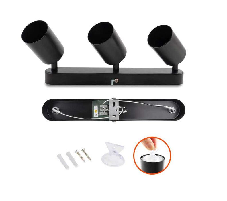 РАЗПРОДАЖБА! Спот LED лампа за таван - тройка и двойка GU10