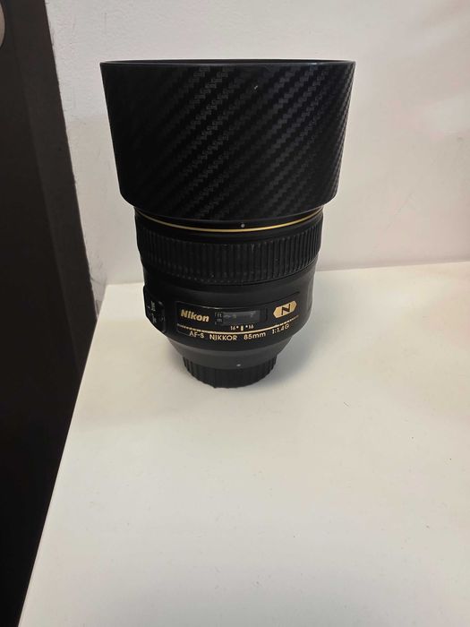 Obiectiv Nikon AF-S 85mm f/1.4G - Gama Pro + Husă Transport & Protecție