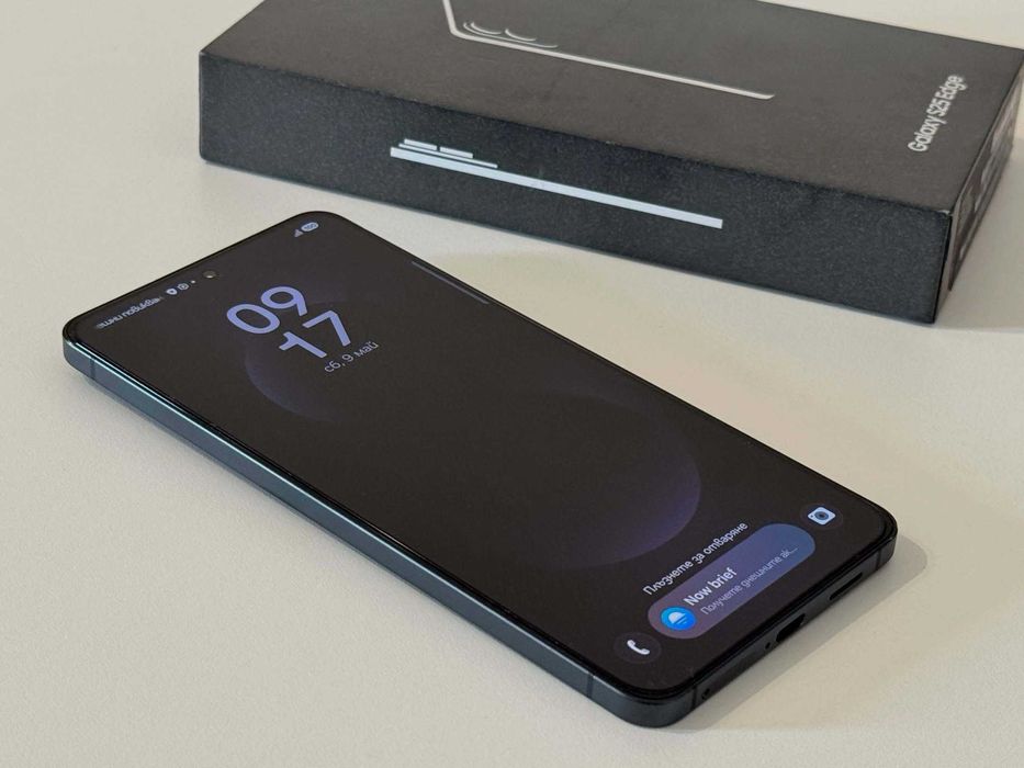 Бартер! Samsung Galaxy S25 Edge 512/12GB Titanium Jetblack (Черен)