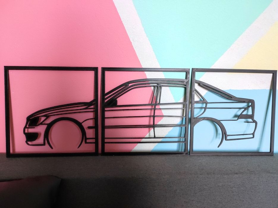 Декорация "авто-силует"