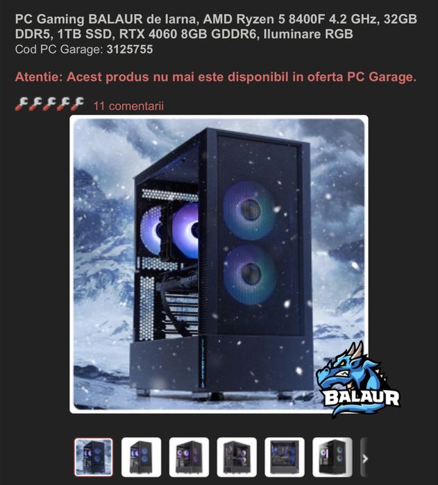 Pc gaming ryzen 5, rtx 4060, 32gb ddr5, 1Tb