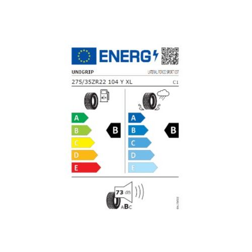 275/35 R22 104Y XL UNIGRIP (Gripmax) Anvelope noi vara protectie janta