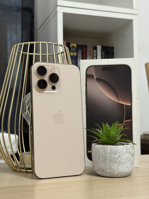 Cititi descrierea - Factură Gar. - iPhone 16 Pro Max - 1TB -  Desert