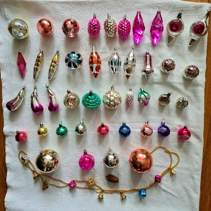 Новогодние советские игрушки