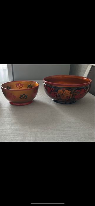 Чаша, ложка деревянные