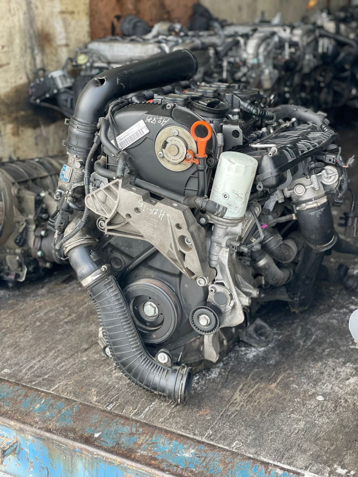 Контрактный двигатель CDAA Volkswagen Passat B6 1.8 TSI без навесного
