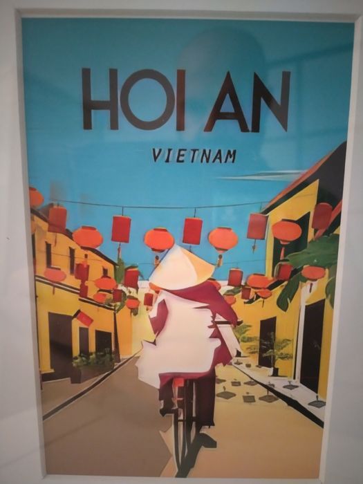 Принт в метална рамка от Виетнам