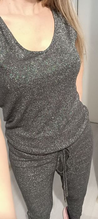 Дамски гащеризон с блестящ ефект