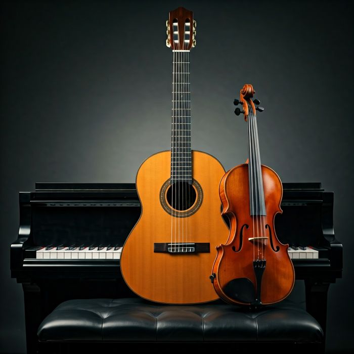 Meditatii chitară și pian