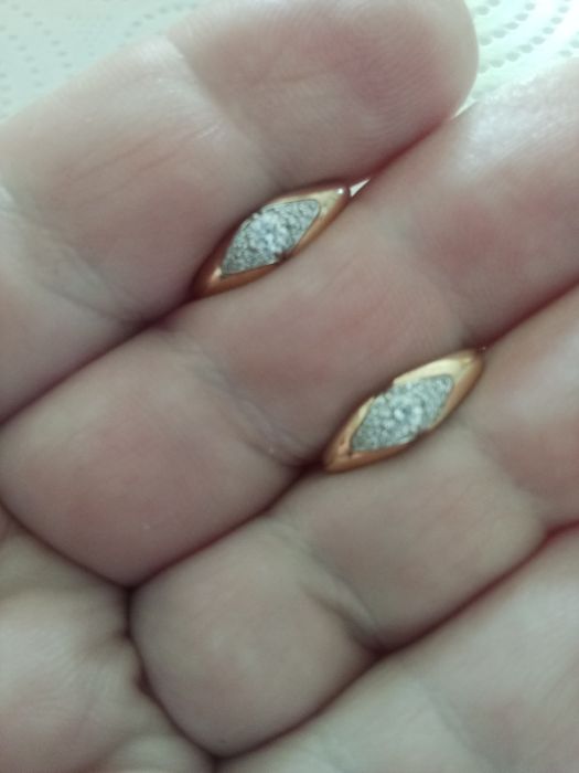 Серьги с бриллиантами