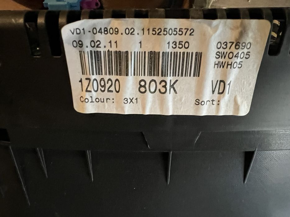 Ceasuri Bord Skoda Octavia 2facelift 1Z0920803K Cluj-Napoca • OLX.ro