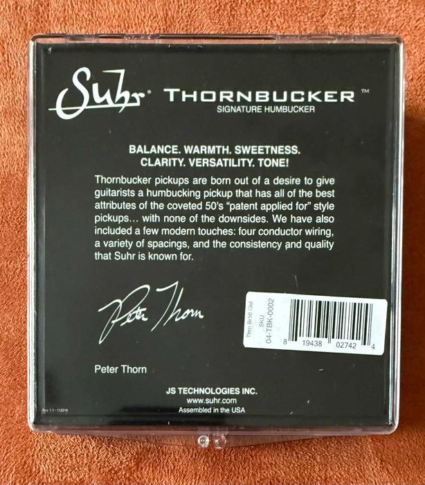 Suhr Thornbucker Bridge Gold хъмбъкер адаптер