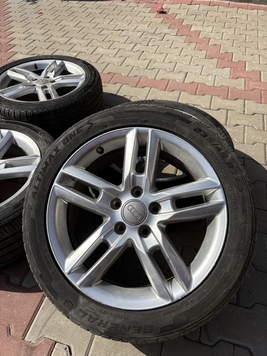 Set jante originale Audi R17 cu anvelope de vară