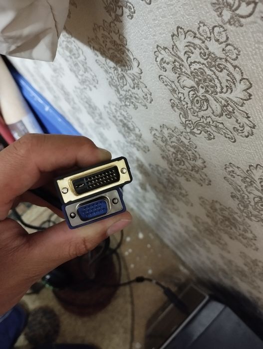 Шнур питания. Шнур ДВД д переходник vga  на  dvd-d