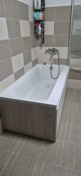Vand vana cu spatiu depozitare 170x80cm + paravan cada