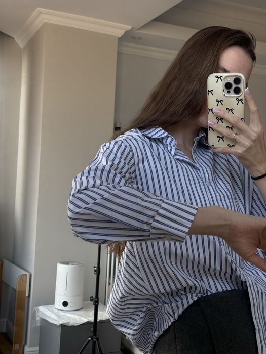 Рубашка в полоску классическая