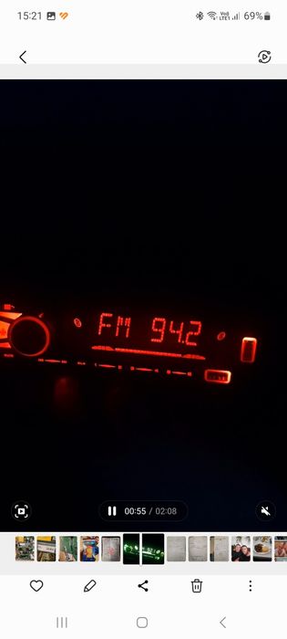Radio casetofon auto wireless mp3 cu Bluetooth și Comandă volan