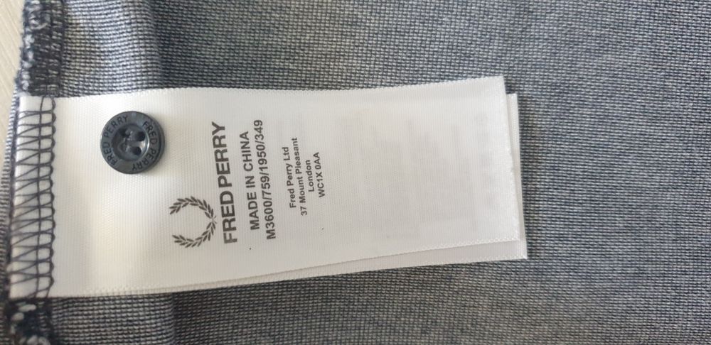 Fred Perry Pique Cotton Mens Size XL НОВО! ОРИГИНАЛ! Мъжка Тениска!