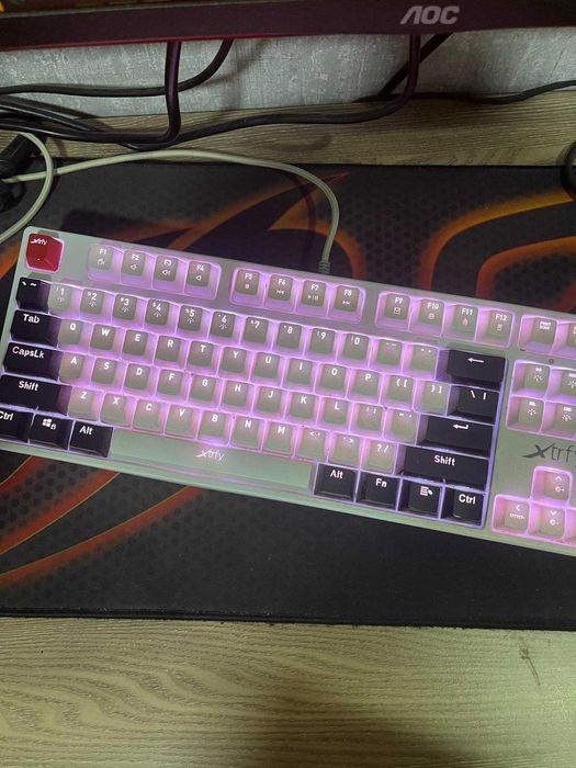 Клавиатура Xtrfy k4 tkl + пад