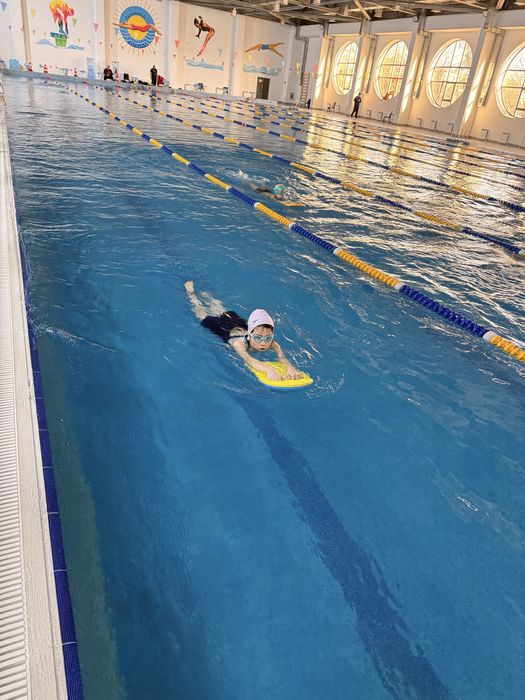 Плавание для детей в зимнем бассейне