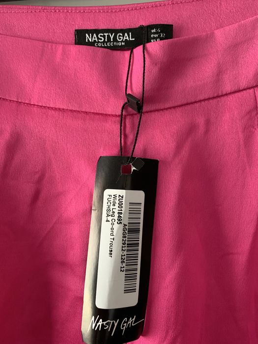 Сатенен цикламен панталон