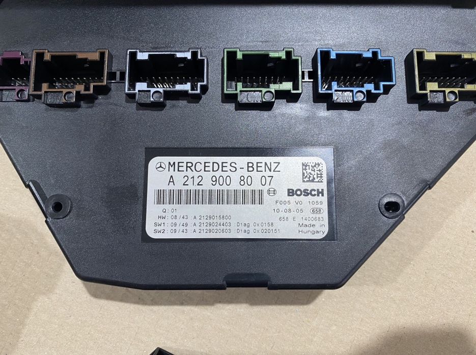 Panou sigurante / Sam fata spate / Calculator cutie Mercedes C W204