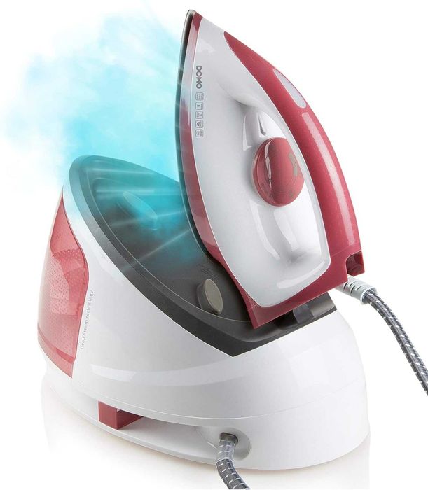 Станция за гладене Domo DO7114S, Керамична гладеща плоча, 2200 W