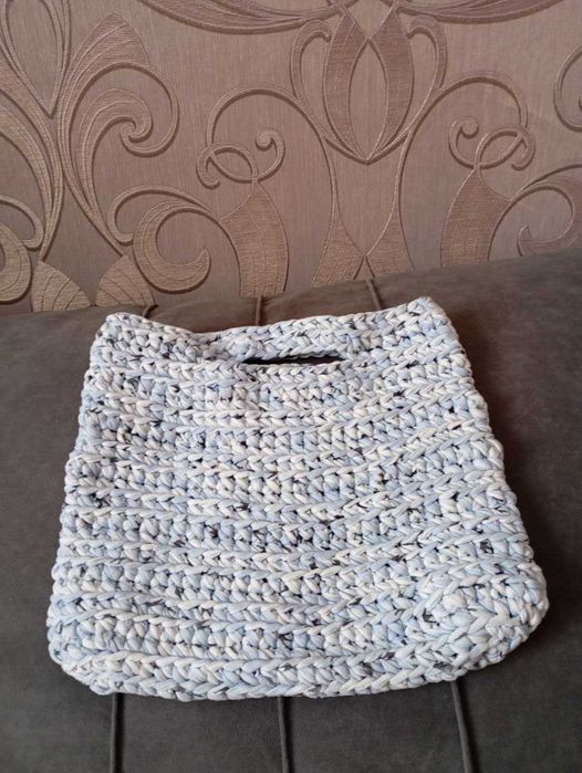 Вязаная сумка, ручной работы