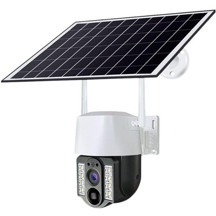 IP66 Слънчево захранвана външна 8MP камера с телефонно приложение V380