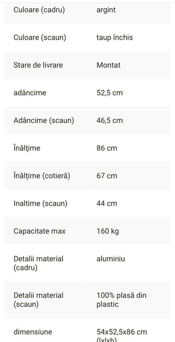 Scaune ratan/ Scaune