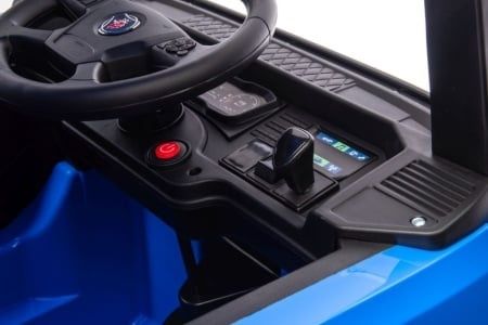 CAMION ELECTRIC ( TIR ) pentru copii, Scania 500R Blue, roti EVA