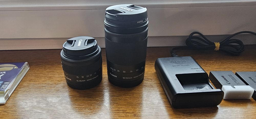 Canon m50 mark2+ 2 obiective +gymbal+brat articulat