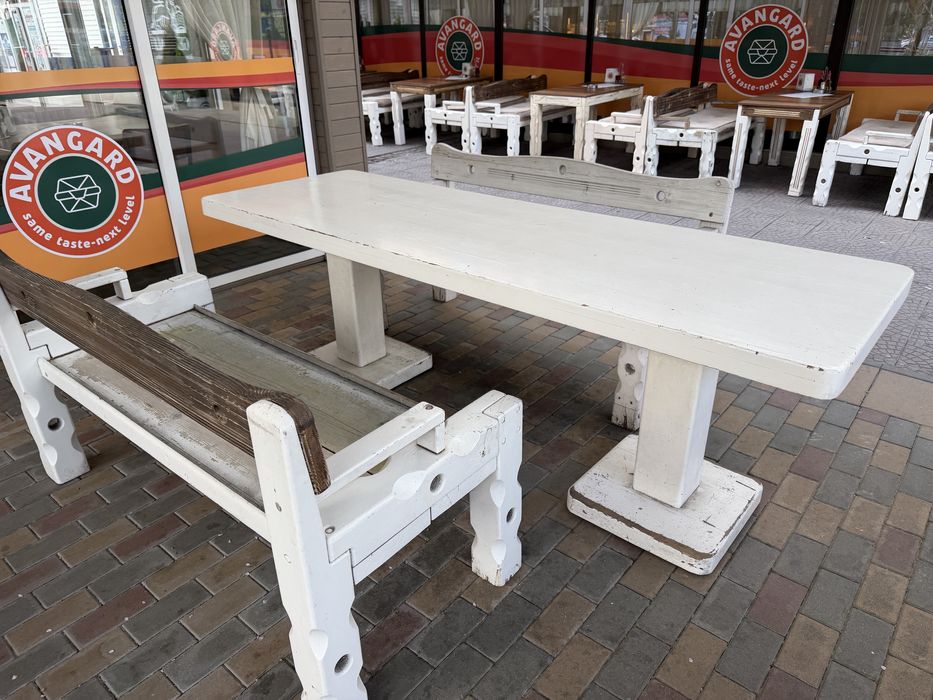 Дървени градински комплекти