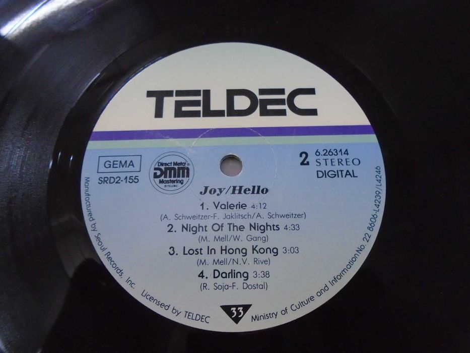 винил  пластинка  Joy (9) ‎– Hello