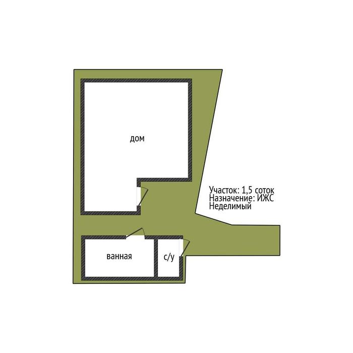 Продаётся 3-комнатный ДОМ по цене НИЖЕ 1-комнатной квартиры!!!