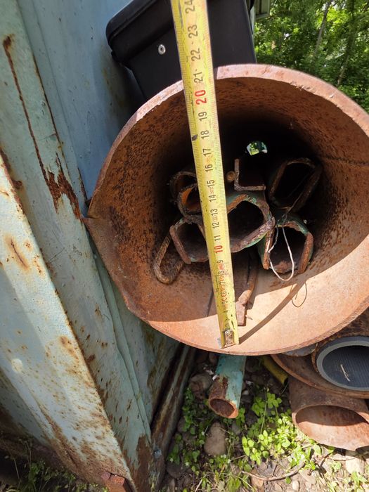 Teava metalica 22cm diametru