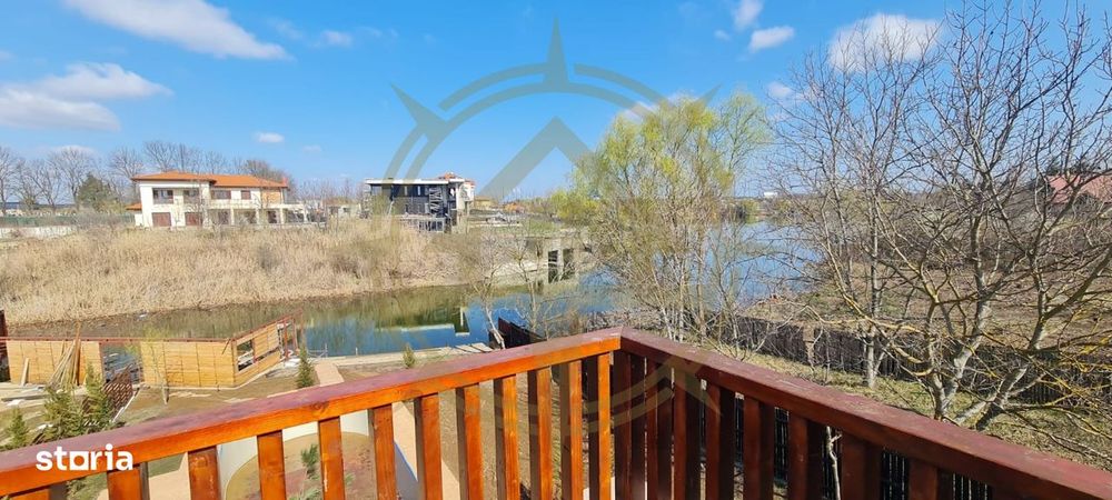 Dom00353 - vila snagov la lac cu ponton de vanzare