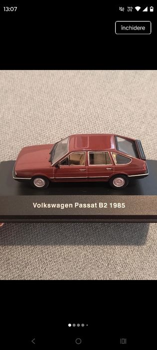 Mașina metalica DeAgostini, model Volkswagen Passat B2 1985