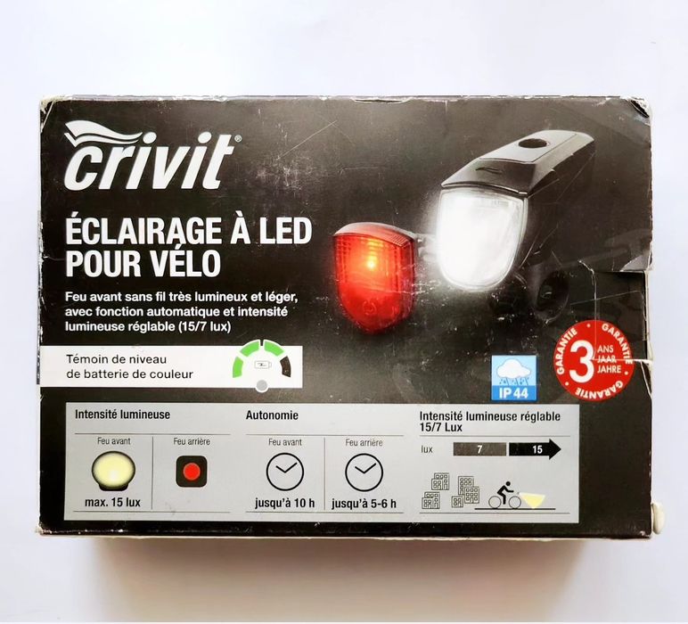 Set lumini bicicleta, far si stop, cu acumulator intern lithiu-ion