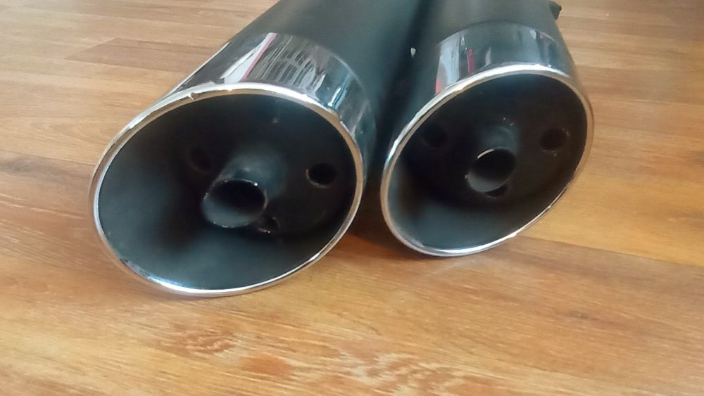 Ауспух генерация за мотор чопър, от Yamaha Stryker